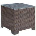 Table d'appoint en osier synthétique Bryon Contemporary de 50,8 cm de Furniture of America
