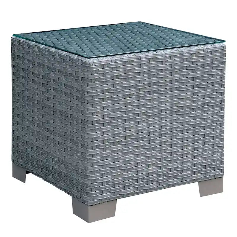 Table d'appoint en osier synthétique Bryon Contemporary de 50,8 cm de Furniture of America