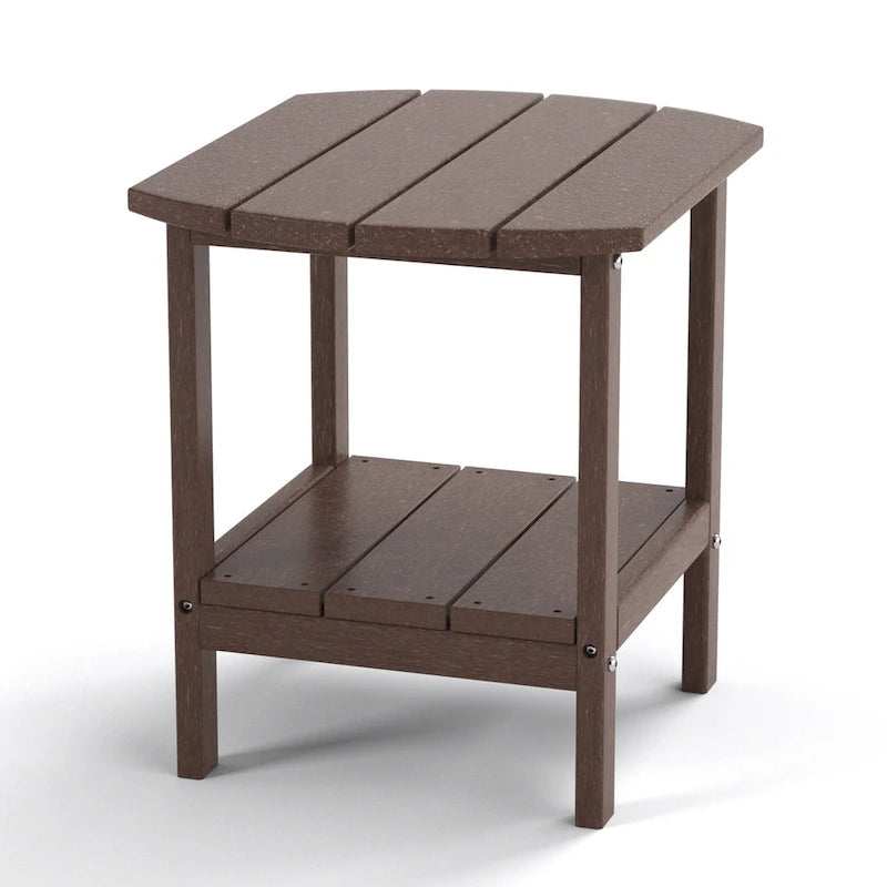 Table d'appoint d'extérieur pour chaises Adirondack, tables d'appoint résistantes aux intempéries, à l'humidité, imperméables et antitaches