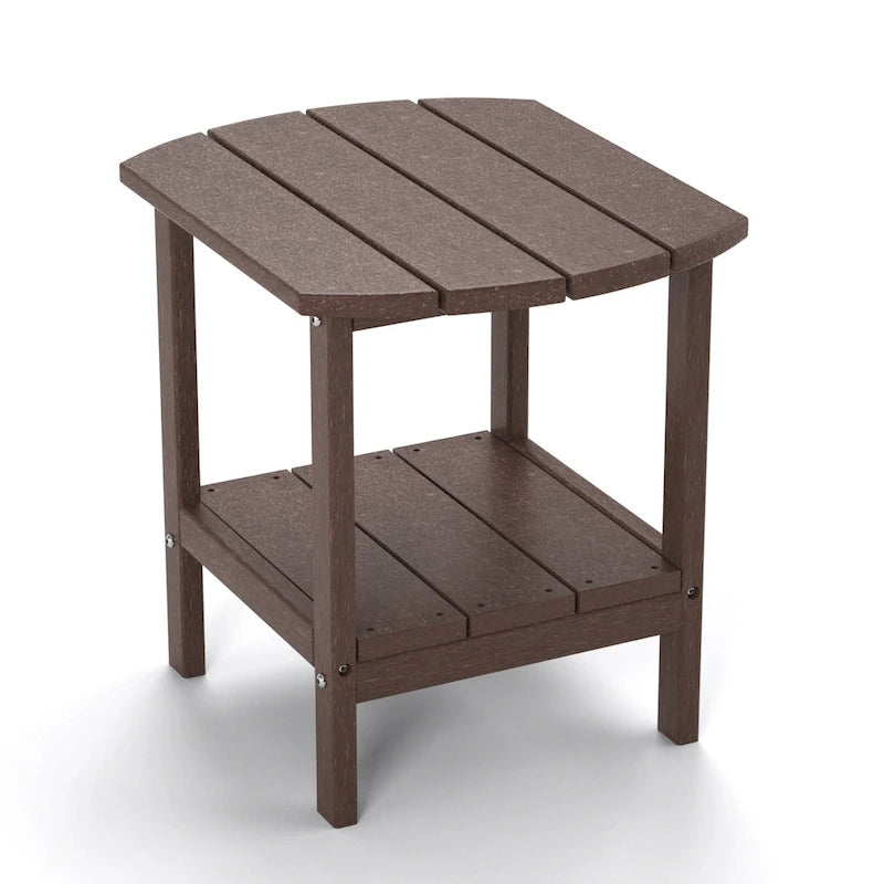 Table d'appoint d'extérieur pour chaises Adirondack, tables d'appoint résistantes aux intempéries, à l'humidité, imperméables et antitaches