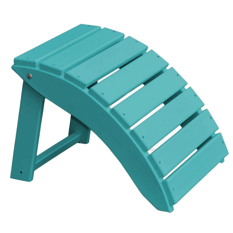 Poly Round Folding Ottoman