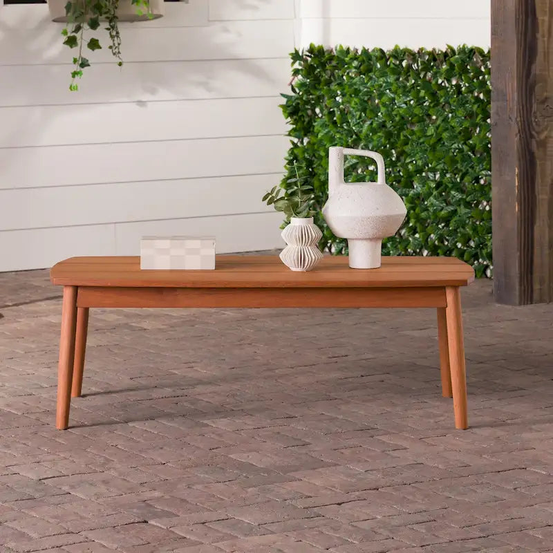 Table basse d'extérieur en bois massif Middlebrook Designs