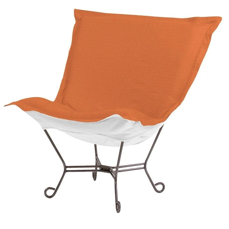 Fauteuil roulant Scroll Puff d'Allan Andrews avec housse, cadre en titane, Seascape Canyon