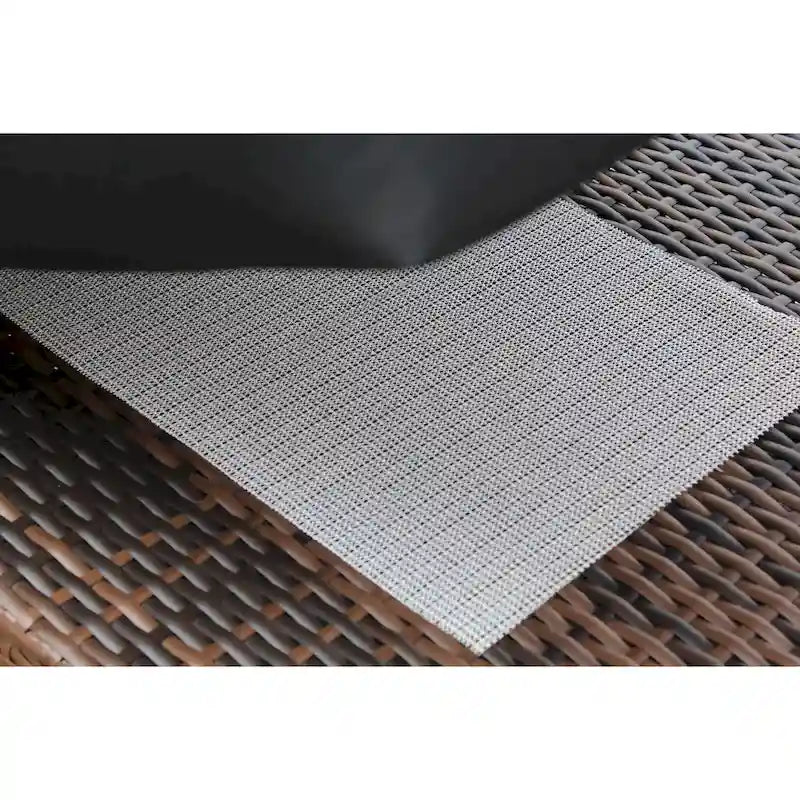 Ensemble de canapé d'angle en osier 5 pièces pour l'extérieur