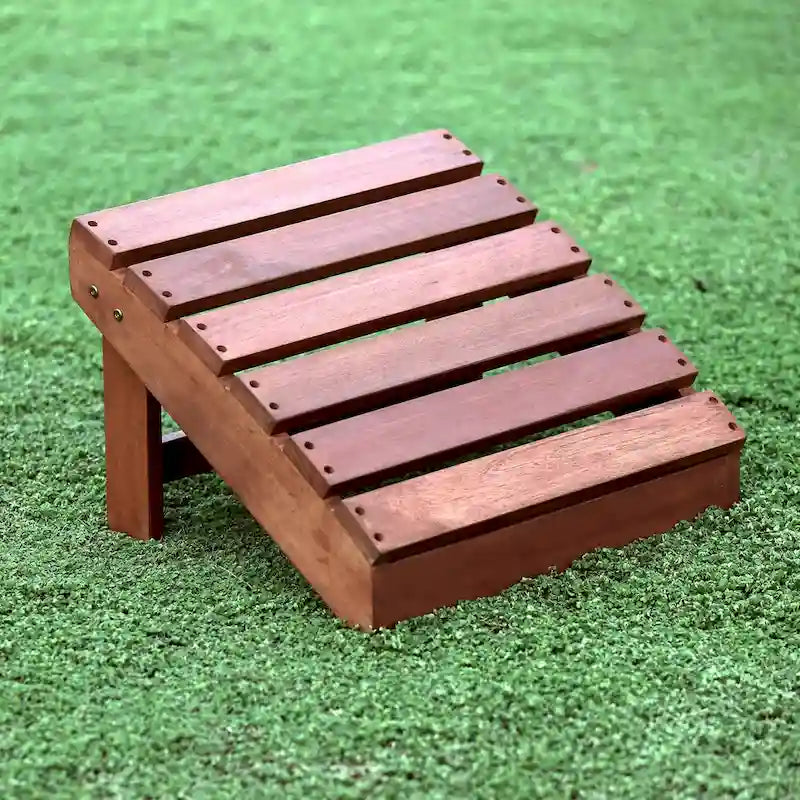 Repose-pieds Adirondack en bois dur Ormond par Havenside Home