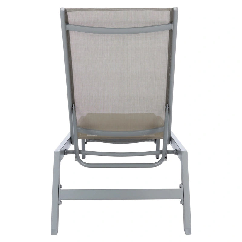 SAFAVIEH Chaise longue d'extérieur Jaylah - 74Lx23Px14H