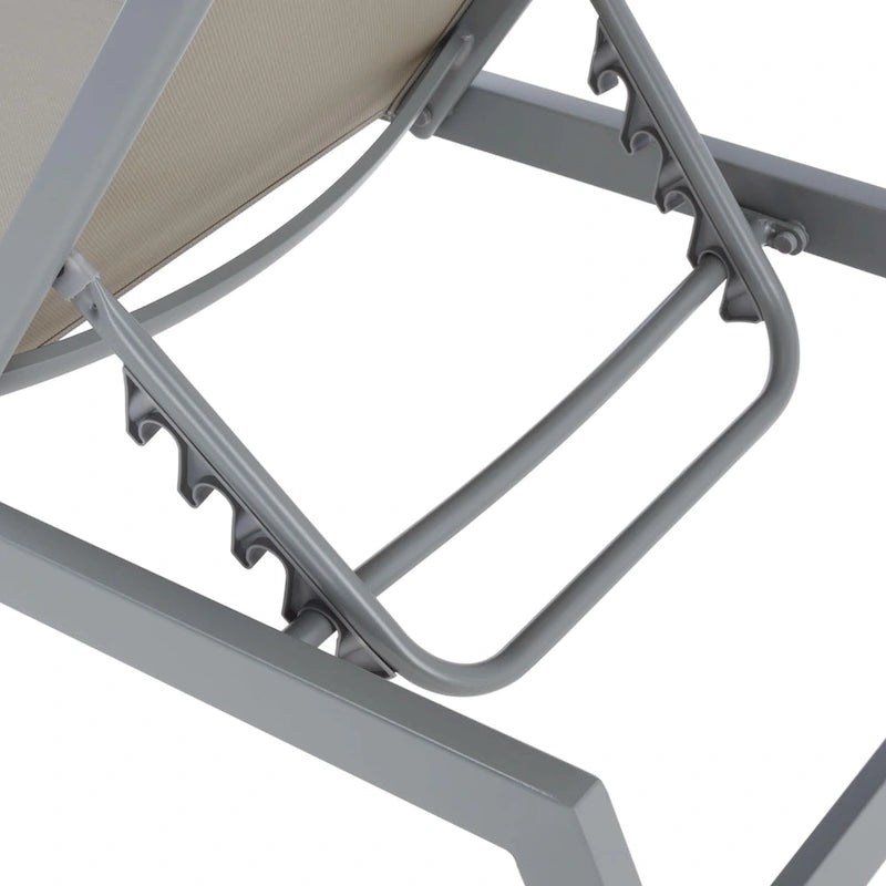 SAFAVIEH Chaise longue d'extérieur Jaylah - 74Lx23Px14H