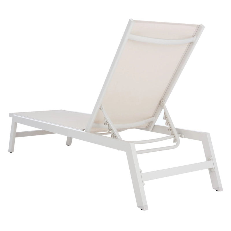 SAFAVIEH Chaise longue d'extérieur Jaylah - 74Lx23Px14H