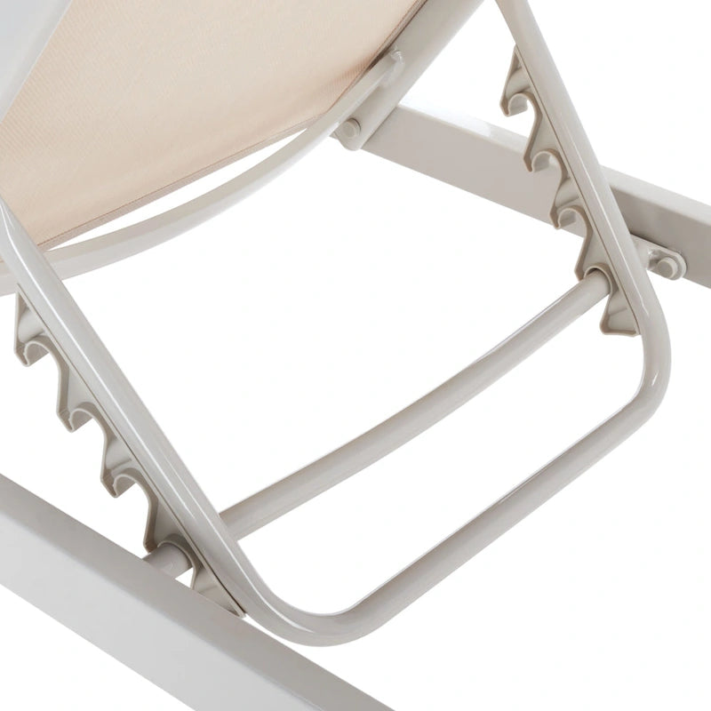 SAFAVIEH Chaise longue d'extérieur Jaylah - 74Lx23Px14H