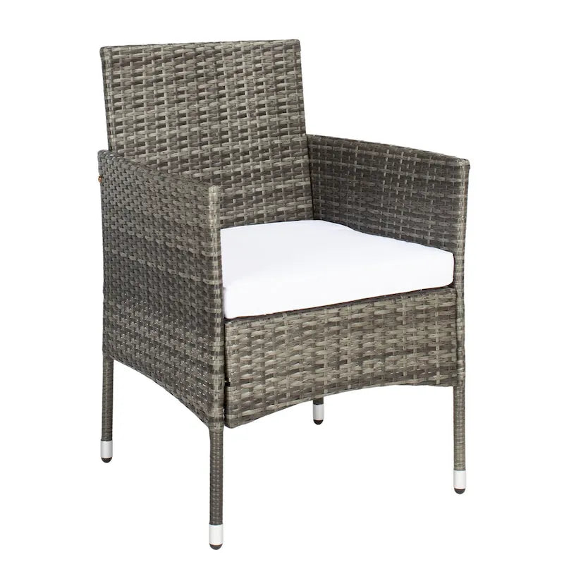 SAFAVIEH Amiyah, ensemble de conversation d'extérieur 4 pièces - 42L x 33P x 23H