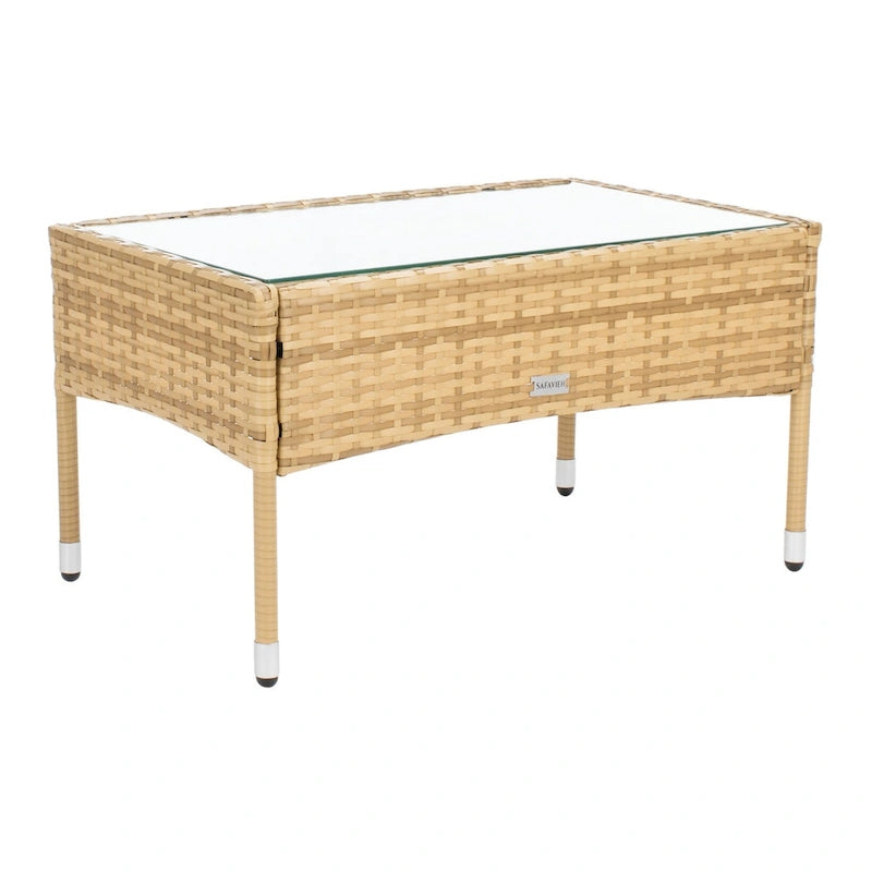 SAFAVIEH Amiyah, ensemble de conversation d'extérieur 4 pièces - 42L x 33P x 23H