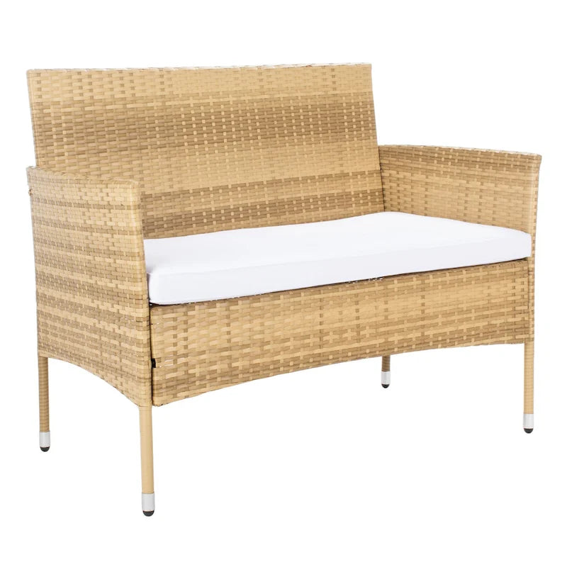 SAFAVIEH Amiyah, ensemble de conversation d'extérieur 4 pièces - 42L x 33P x 23H