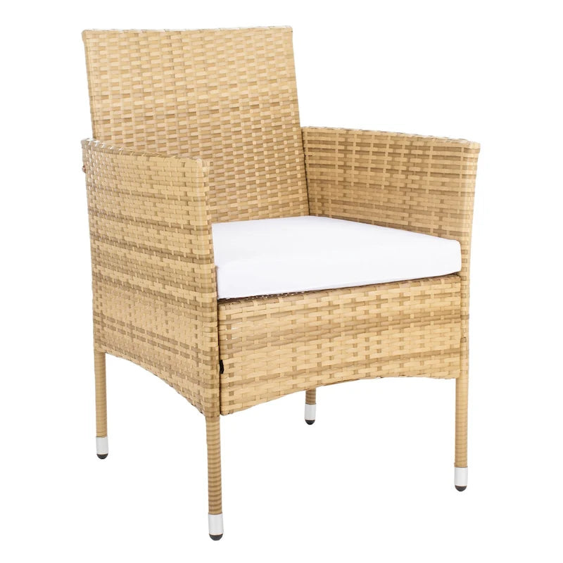 SAFAVIEH Amiyah, ensemble de conversation d'extérieur 4 pièces - 42L x 33P x 23H