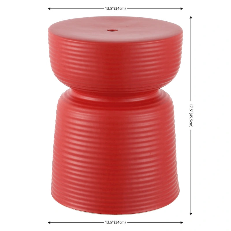 Tabouret de jardin en céramique Nirgul SAFAVIEH