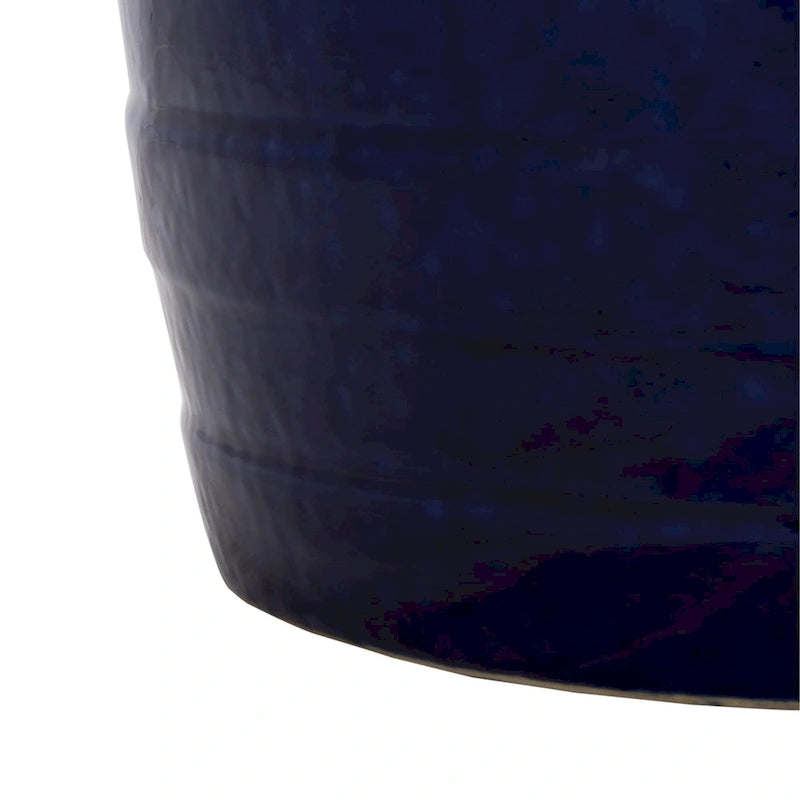 SAFAVIEH Ansa Tabouret de jardin décoratif en céramique bleu dégradé, intérieur/extérieur