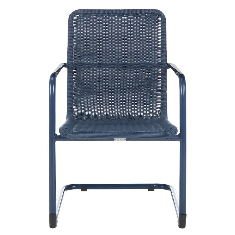 Chaise d'extérieur Emmalee SAFAVIEH (Lot de 2) - 22 L x 25.6 P x 35 H - 20L x 35P x 26H