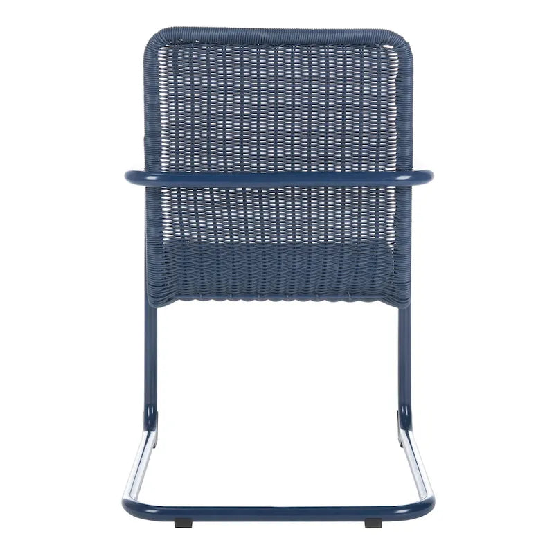 Chaise d'extérieur Emmalee SAFAVIEH (Lot de 2) - 22 L x 25.6 P x 35 H - 20L x 35P x 26H