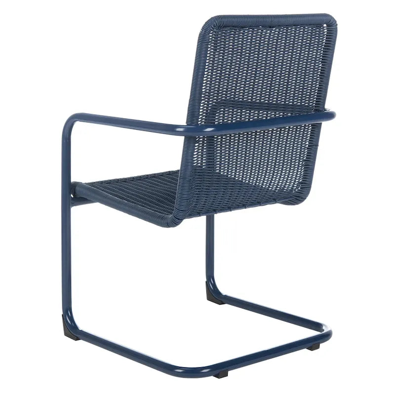 Chaise d'extérieur Emmalee SAFAVIEH (Lot de 2) - 22 L x 25.6 P x 35 H - 20L x 35P x 26H