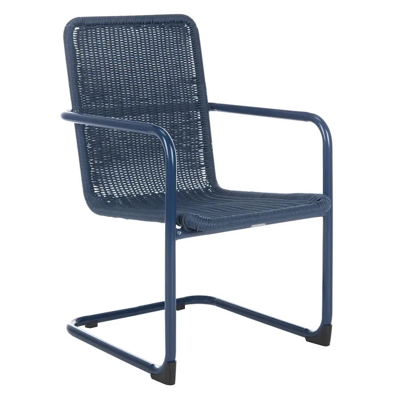 Chaise d'extérieur Emmalee SAFAVIEH (Lot de 2) - 22 L x 25.6 P x 35 H - 20L x 35P x 26H
