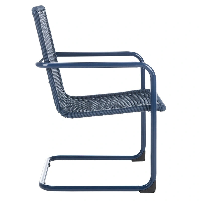 Chaise d'extérieur Emmalee SAFAVIEH (Lot de 2) - 22 L x 25.6 P x 35 H - 20L x 35P x 26H