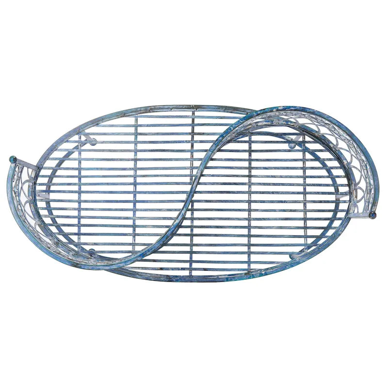 Banc de jardin victorien en fer forgé Citlalli de SAFAVIEH – 44 po L x 24 po P x 31 po H