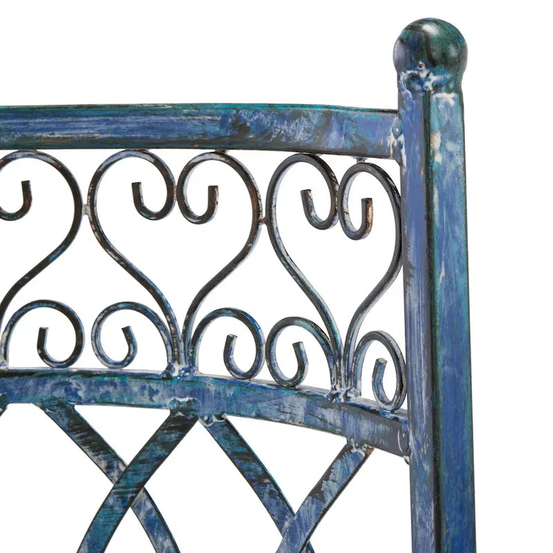 Banc de jardin victorien en fer forgé Citlalli de SAFAVIEH – 44 po L x 24 po P x 31 po H