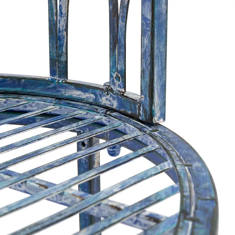 Banc de jardin victorien en fer forgé Citlalli de SAFAVIEH – 44 po L x 24 po P x 31 po H
