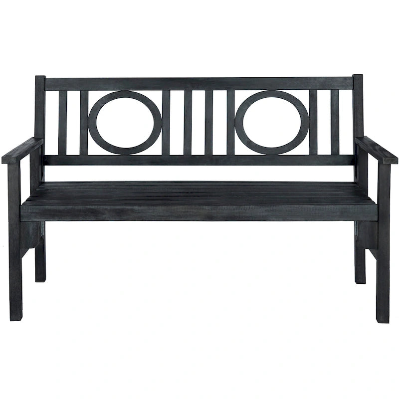 Banc pliant d'extérieur SAFAVIEH Shprinza en bois d'acacia - 48Wx24Dx35H