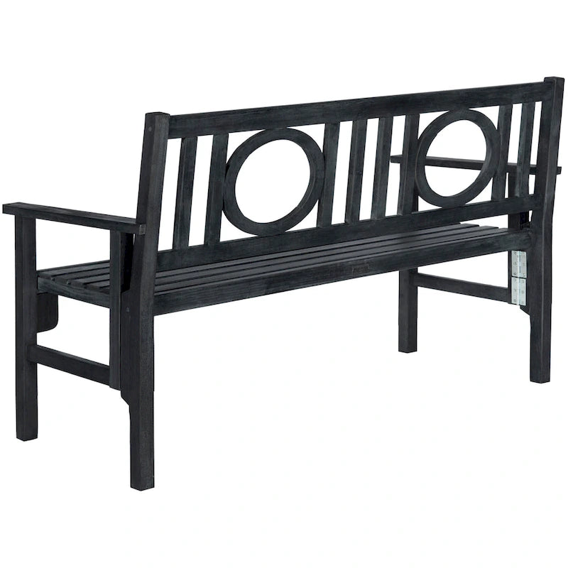 Banc pliant d'extérieur SAFAVIEH Shprinza en bois d'acacia - 48Wx24Dx35H