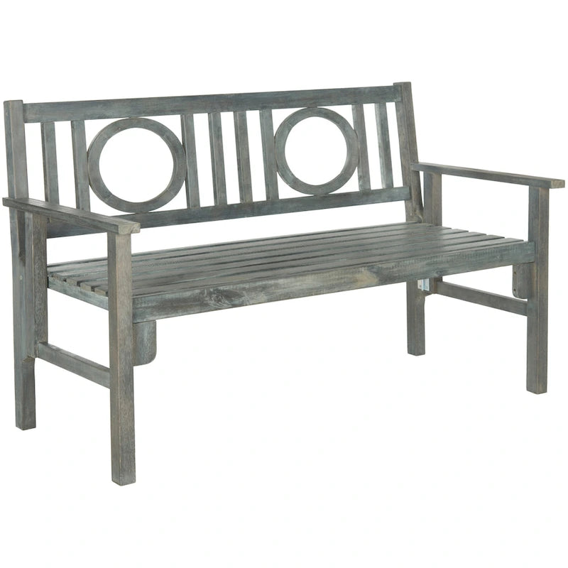 Banc pliant d'extérieur SAFAVIEH Shprinza en bois d'acacia - 48Wx24Dx35H