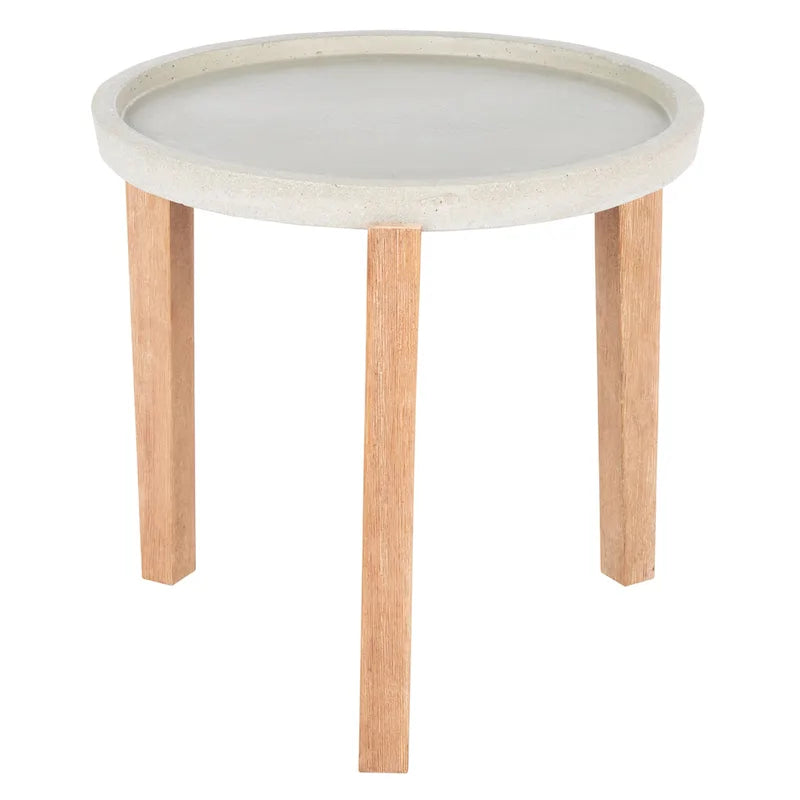 Table d'appoint d'extérieur Soraya SAFAVIEH - 21Lx21Px19H