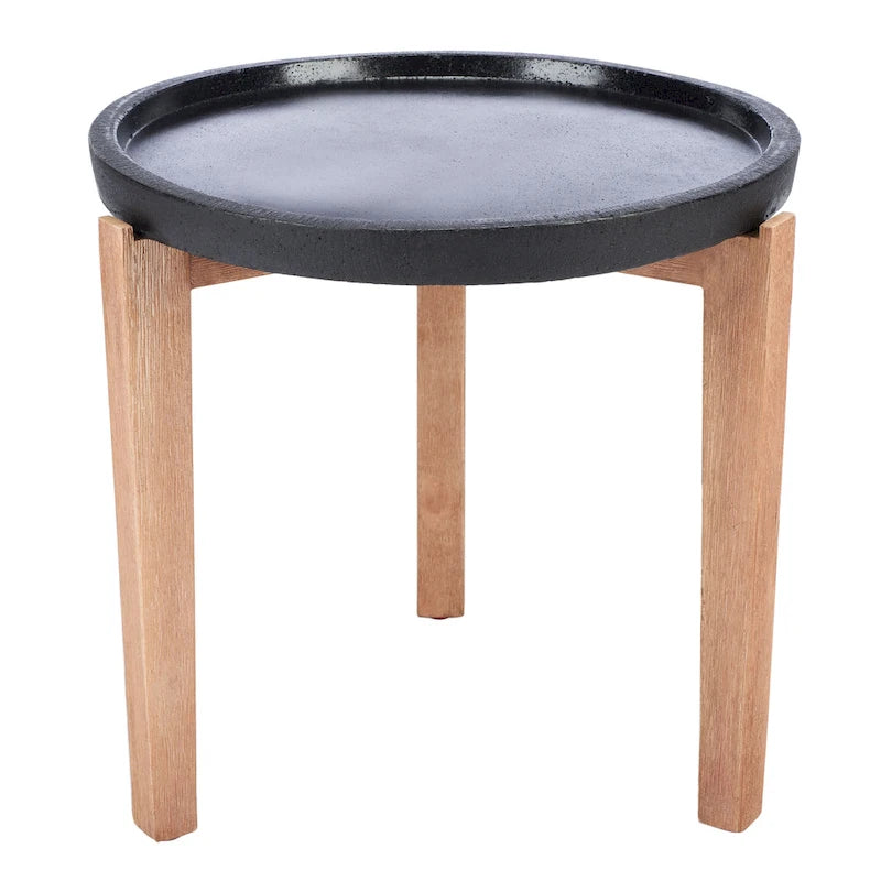 Table d'appoint d'extérieur Soraya SAFAVIEH - 21Lx21Px19H