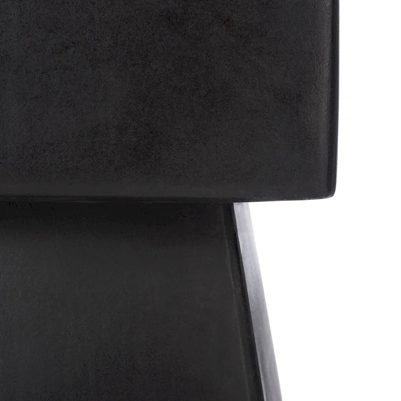 SAFAVIEH Table d'appoint intérieure/extérieure en béton Rukiye - 13.7 L x 13.7 P x 18.1 H - 14Wx14Dx18H