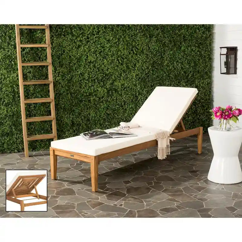 SAFAVIEH Outdoor Walti Chaise Lounge Chair