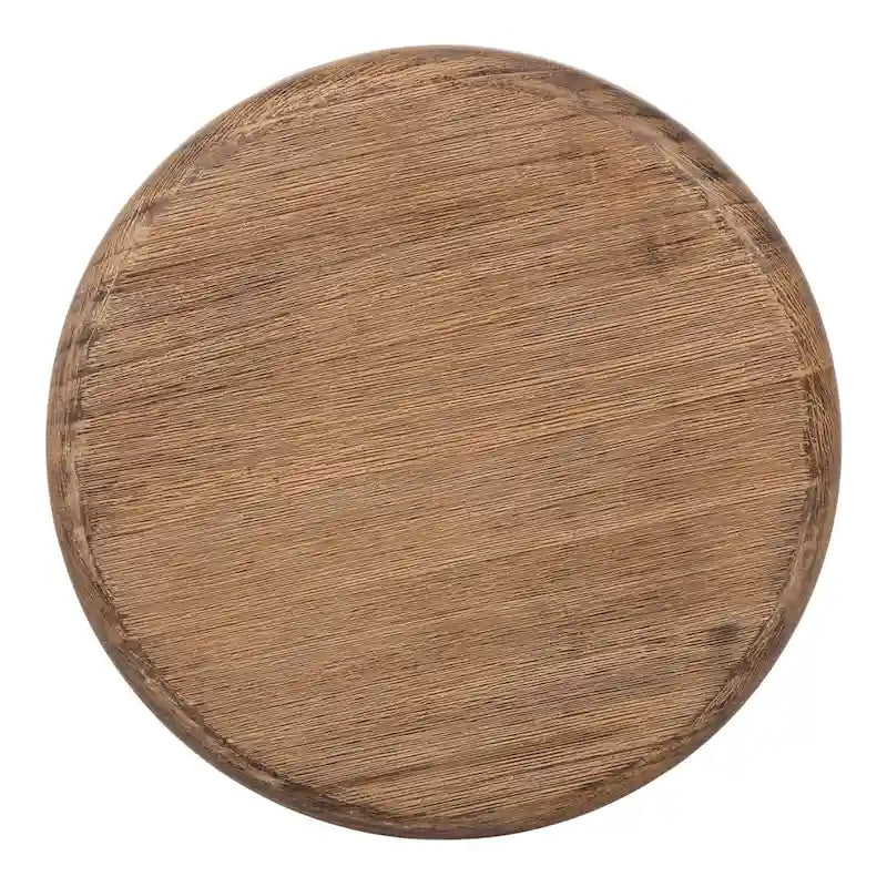 SAFAVIEH Muriele Table d'appoint ronde moderne en béton noir pour intérieur/extérieur - 16,5 L x 16,5 P x 18,1 H - 17Lx17Px18H