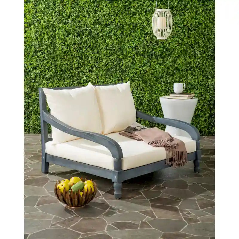 Chaise longue d'extérieur Amiya SAFAVIEH