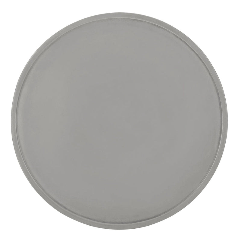 SAFAVIEH Elizabeta Table Basse Ronde Moderne en Béton Gris Foncé pour Intérieur/Extérieur - 29,5 x 29,5 x 14,6 - 30Lx30Px15H