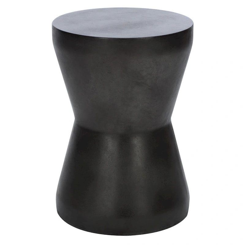 Table d'appoint d'intérieur/extérieur en béton Cheul de SAFAVIEH - 12,2 l x 12,2 L x 17,3 H - 12 L x 12 P x 17 H