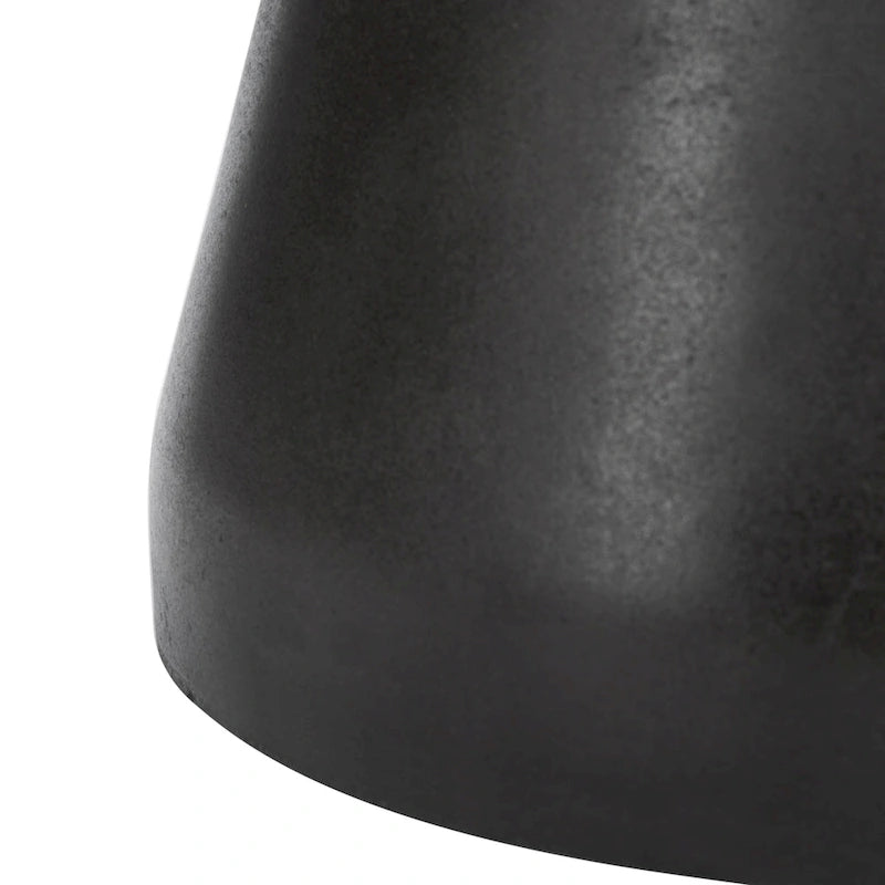 Table d'appoint d'intérieur/extérieur en béton Cheul de SAFAVIEH - 12,2 l x 12,2 L x 17,3 H - 12 L x 12 P x 17 H
