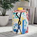 SAFAVIEH Margeret Tabouret de Jardin Décoratif en Céramique Moderne et Abstrait