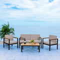 SAFAVIEH Outdoor Isabeau - Ensemble de 4 coussins de salon - 52 larg. x 14 prof. x 26 haut.