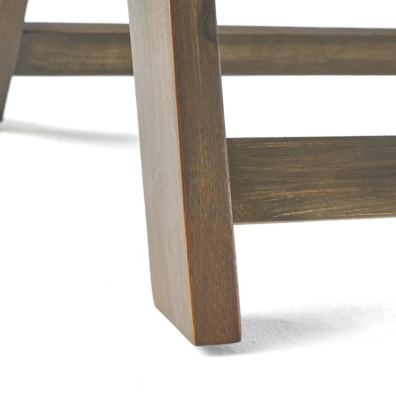 Ensemble de conversation d'extérieur 3 pièces Sedona en bois d'acacia par Christopher Knight Home