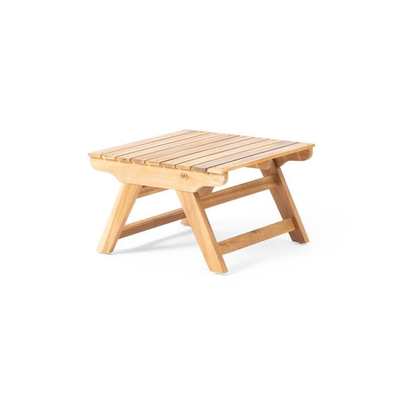 Ensemble de conversation d'extérieur 3 pièces Sedona en bois d'acacia par Christopher Knight Home