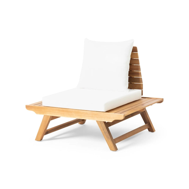 Ensemble de conversation d'extérieur 3 pièces Sedona en bois d'acacia par Christopher Knight Home
