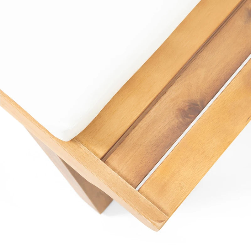 Ensemble de conversation d'extérieur 3 pièces Sedona en bois d'acacia par Christopher Knight Home