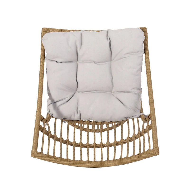 Fauteuil de jardin Caryl Wicker avec coussins de Christopher Knight Home