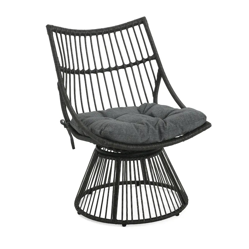 Fauteuil de jardin Caryl Wicker avec coussins de Christopher Knight Home
