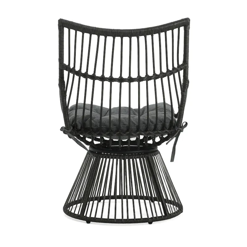 Fauteuil de jardin Caryl Wicker avec coussins de Christopher Knight Home