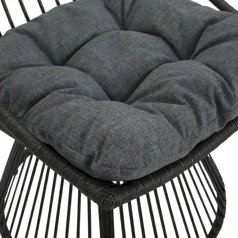 Fauteuil de jardin Caryl Wicker avec coussins de Christopher Knight Home