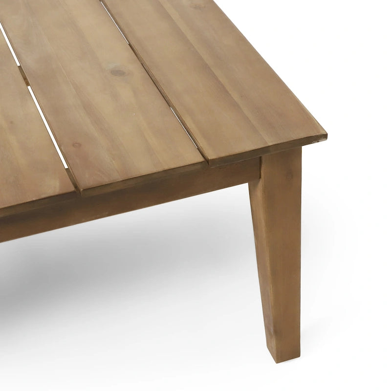 Table basse d'extérieur en bois d'acacia Kiara par Christopher Knight Home